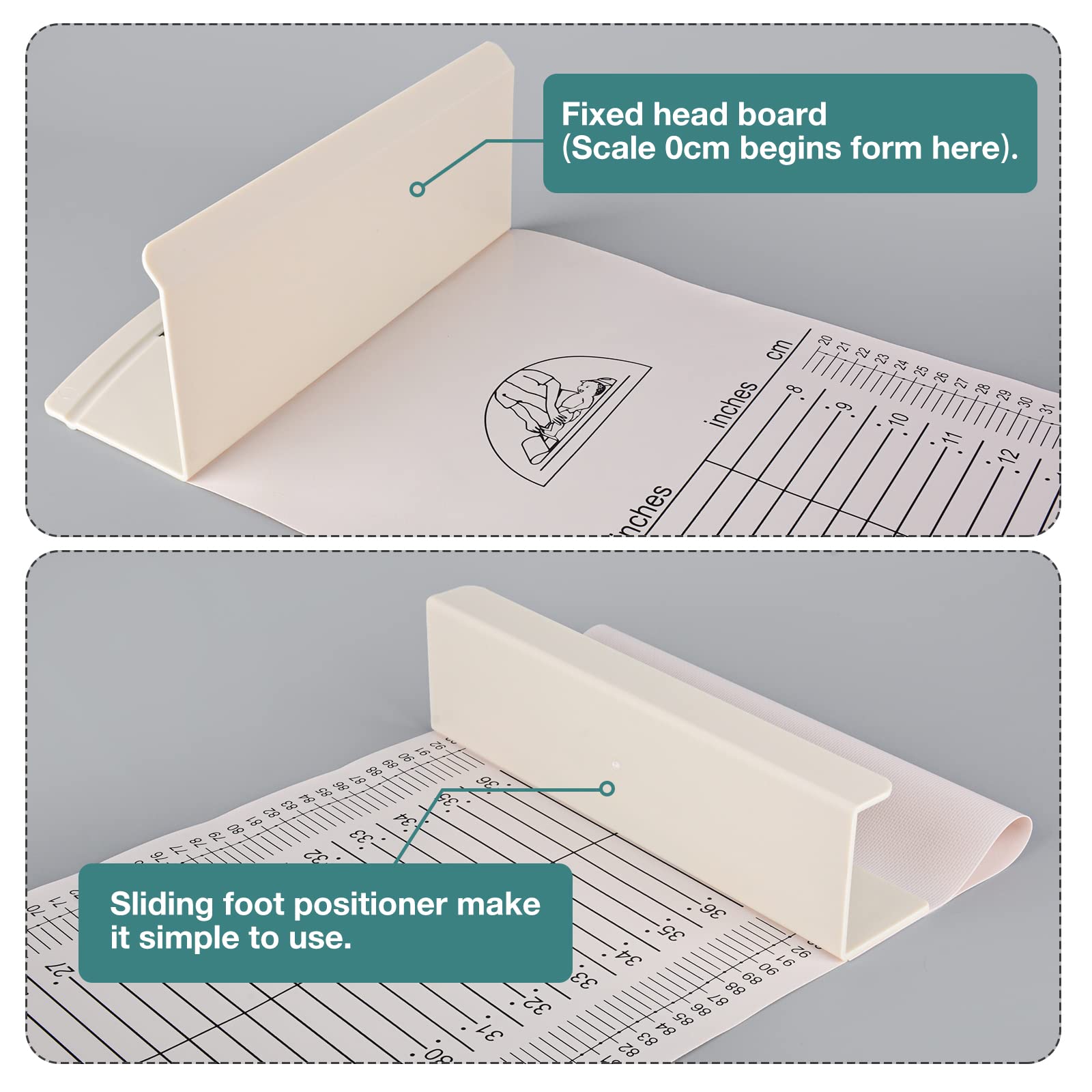 Skillssist mat with clear instructional graphics for easy measurements