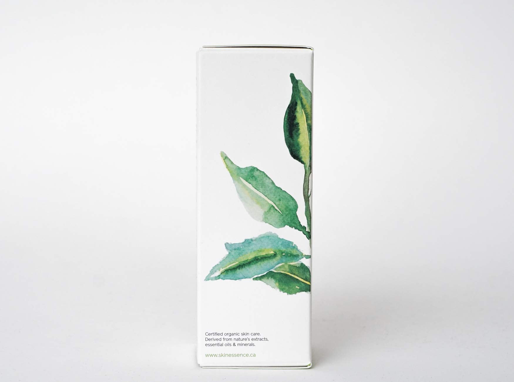 EcoCert and USDA certification seals on Skin Essence Organics Fresh Facial Cleanser label