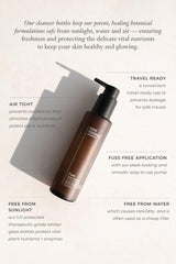Skin Essence Organics Fresh Facial Cleanser foam close-up illustrating soothing wash