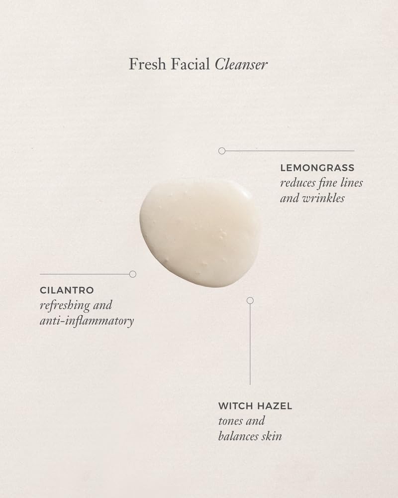 Skin Essence Organics Fresh Facial Cleanser with plant extracts for toning and clarifying