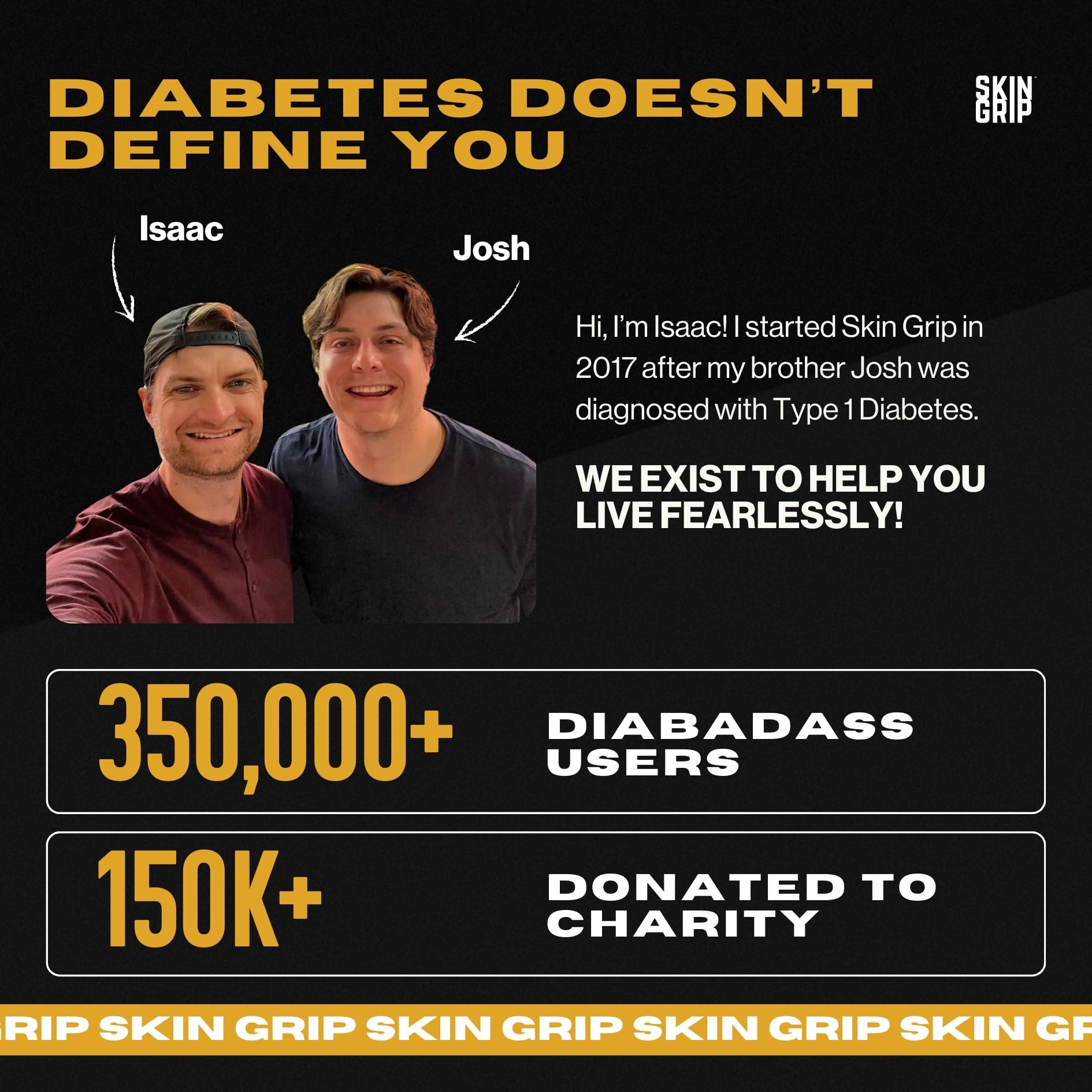 Dexcom patch removal with Skin Grip wipes demonstrated on skin.