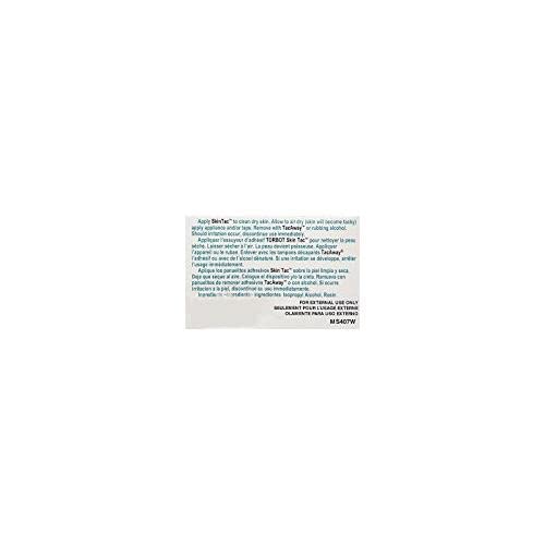 Skin-Tac Adhesive Barrier Wipes clinically mild formula shown on label for sensitive skin use.
