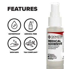 Skinister ostomy bag attachment demonstrates a secure, long-lasting hold.