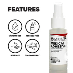 Skinister ostomy supplies remover for gentle adhesive cleanup around stoma.