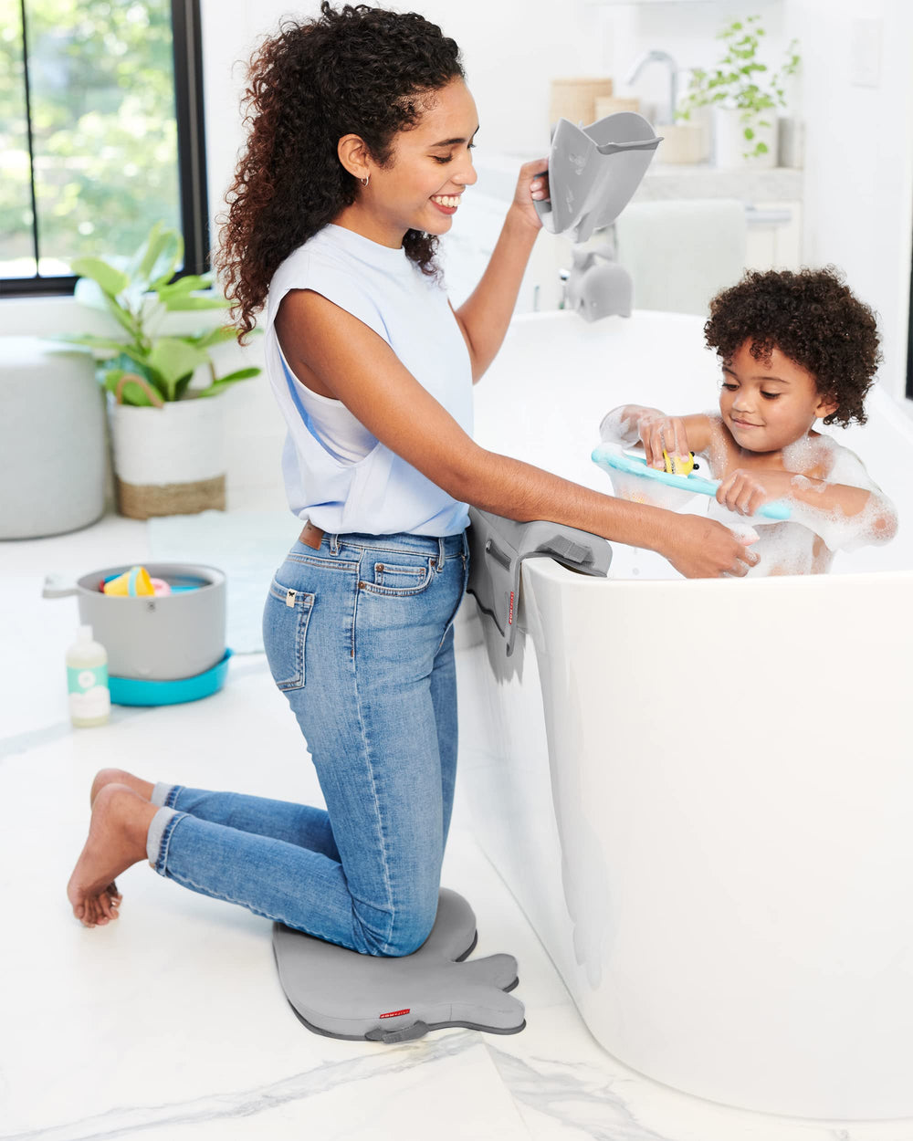 Skip Hop MOBY Bath Collection coordination for a cohesive look