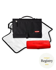 Skip Hop Pronto translucent wipes case enabling quick refills during outings