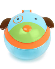 Skip Hop snack container dog design dishwasher-safe top rack simplifies cleaning
