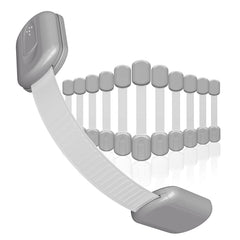 Skyla Homes baby-proofing locks 12-pack protect toddler cabinet access.