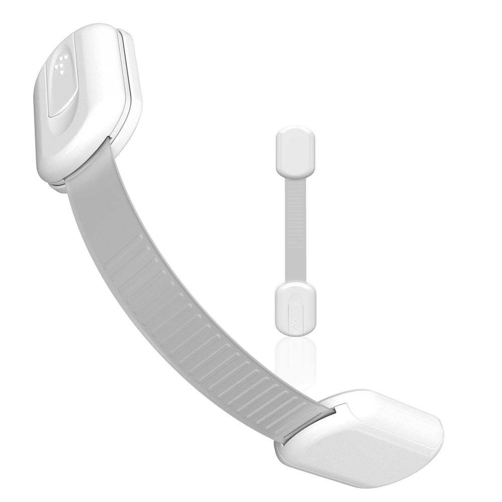 Skyla Homes baby-proofing locks 2-pack with strong 3M adhesive for quick, secure mounting.