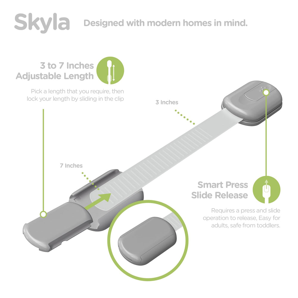 Skyla Homes flexible strap enables multiuse installation around furniture