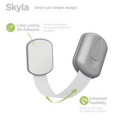 Skyla Homes no screws required design highlights quick, screwdriver-free mounting