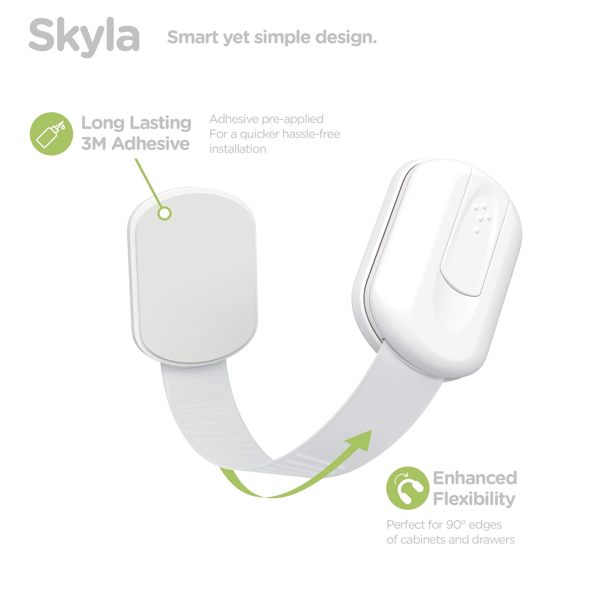Skyla Homes oven door latch provides safe access control in the kitchen.