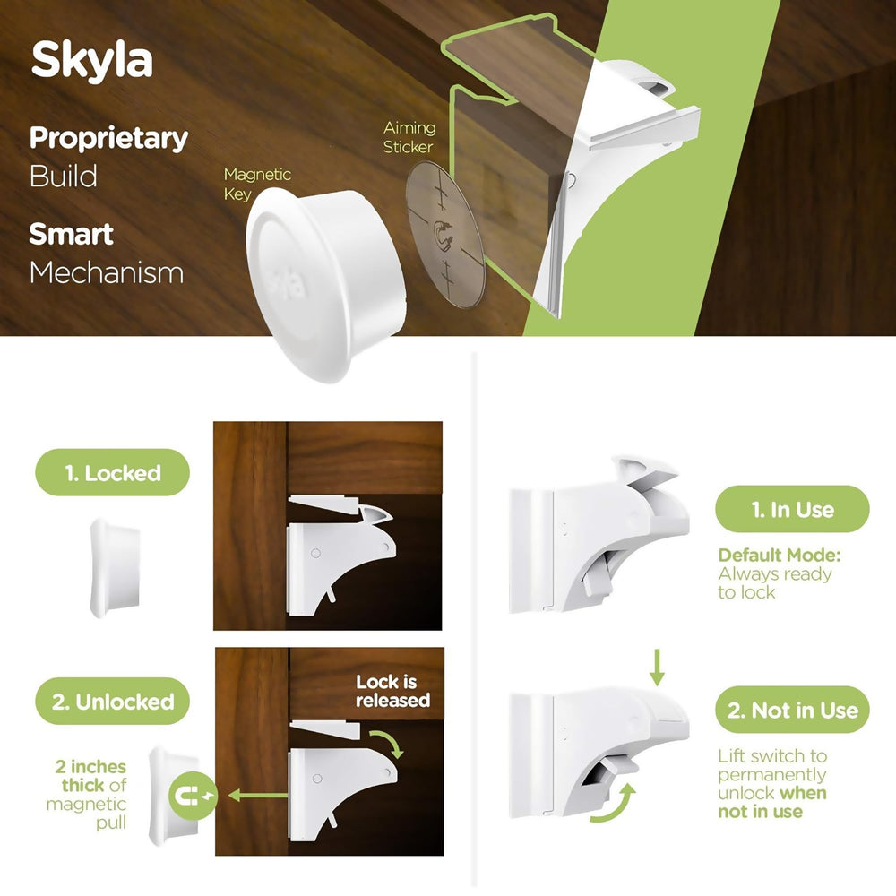Skyla Homes sleek, unobtrusive design on a cabinet