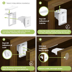 Skyla Homes lock set includes two keys for easy adult access