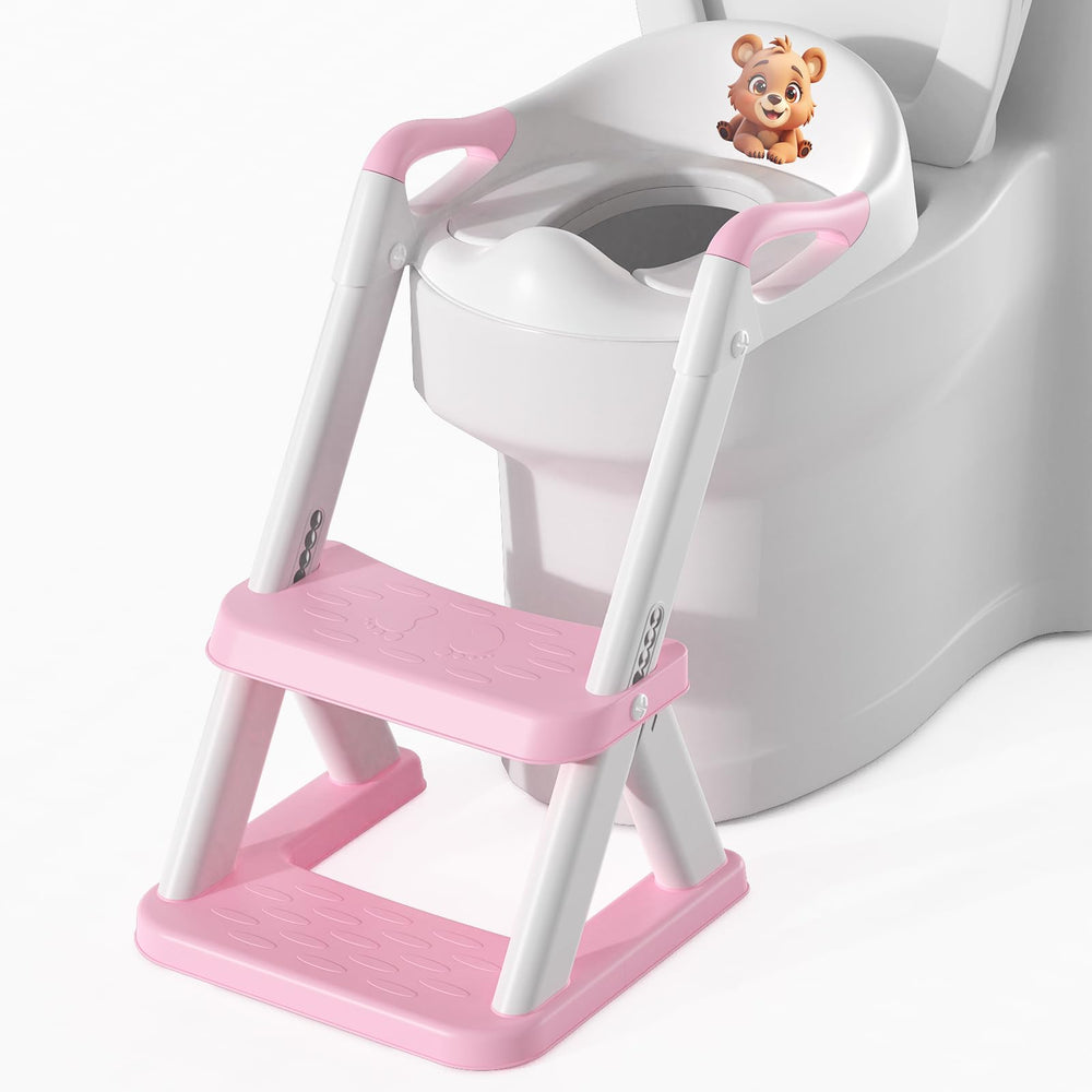 SKYROKU 8868 pink potty seat offers a comfy training perch for toddlers.