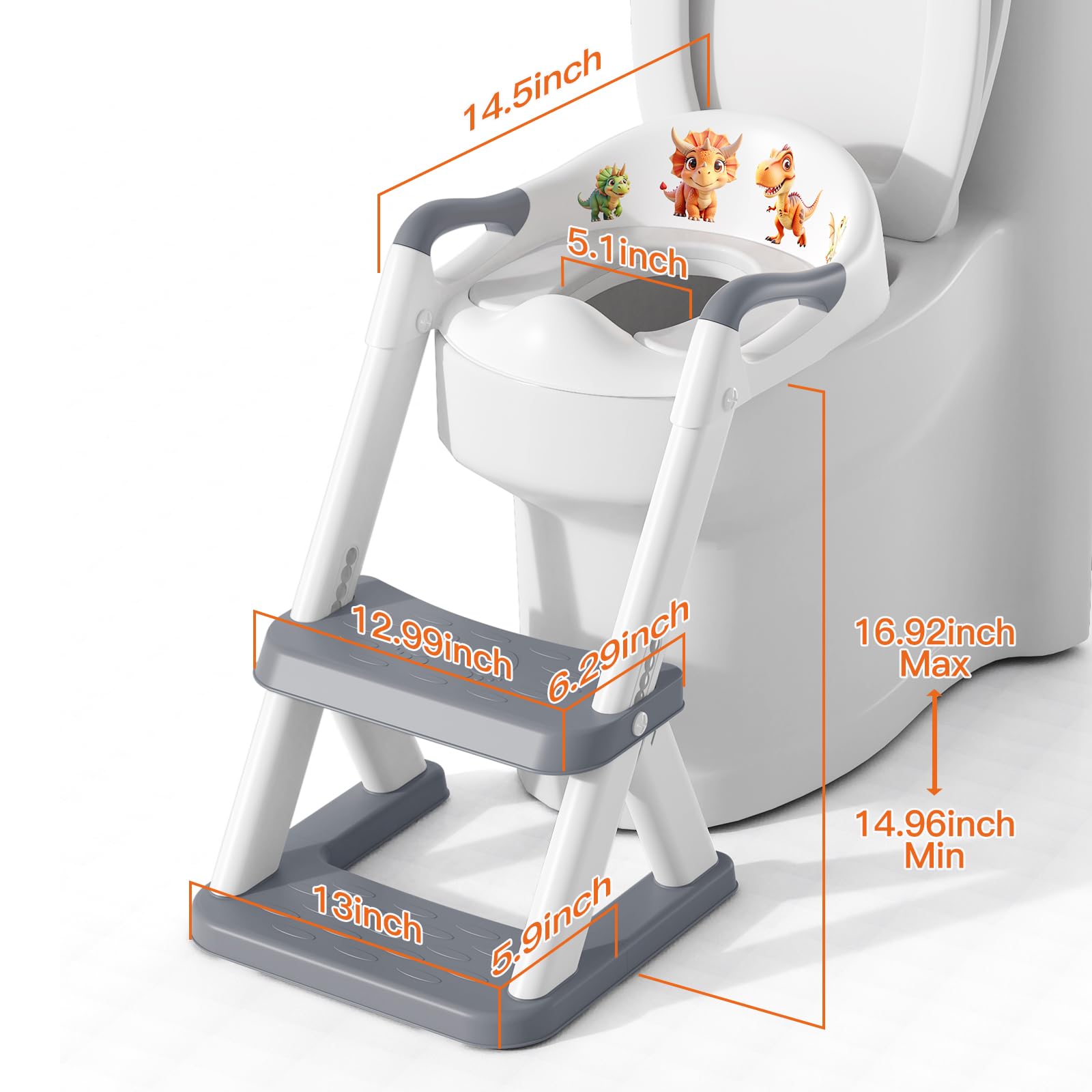 SKYROKU 8868 stable triangle base demonstrates solid stability for active toddlers.