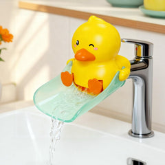 Skyroku Duck-Tastic front view boosts toddler reach at the sink.