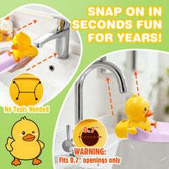 Skyroku fits-any-faucet H-shape design fits front-facing sinks and top-mounted faucets.