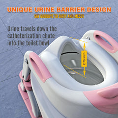 SKYROKU Potty Seat cushion is soft and dishwasher-safe for easy cleaning