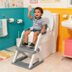 Skyroku guard anti-slip pad keeps toddler steady on the seat.