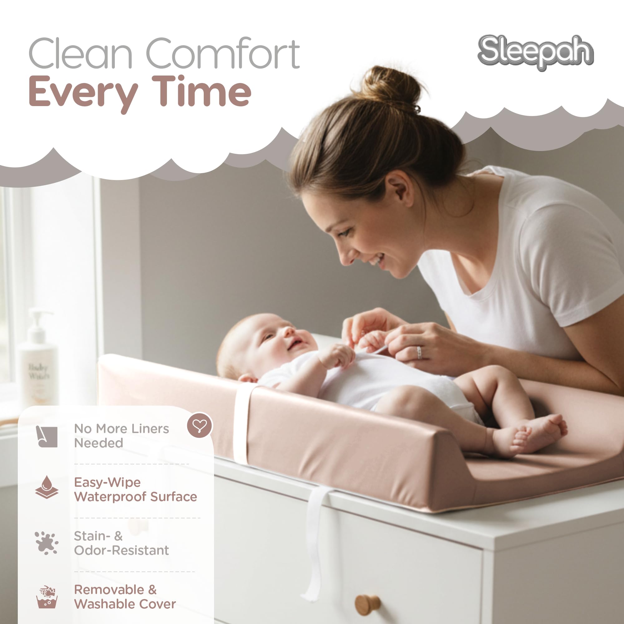 Sleepah lightweight design makes moving between rooms easy.