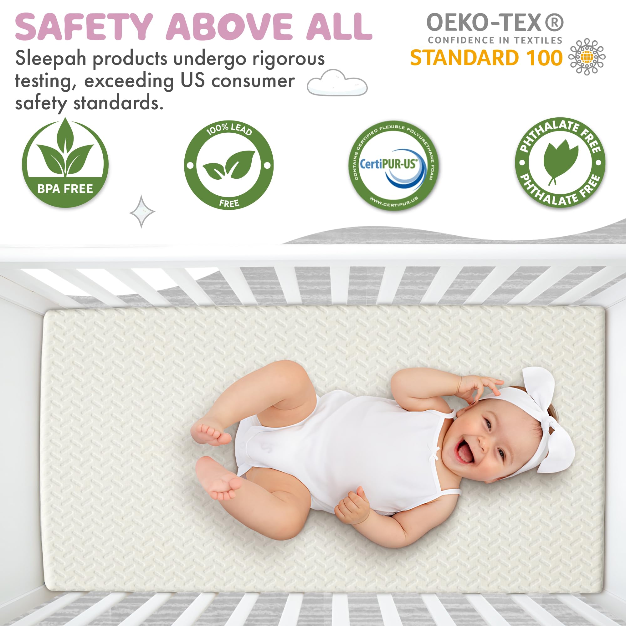 Sleepah lifetime warranty card signaling long-lasting comfort and support.