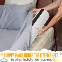 Sleepah memory foam bumper guard close-up demonstrates soft, cushioned protection.
