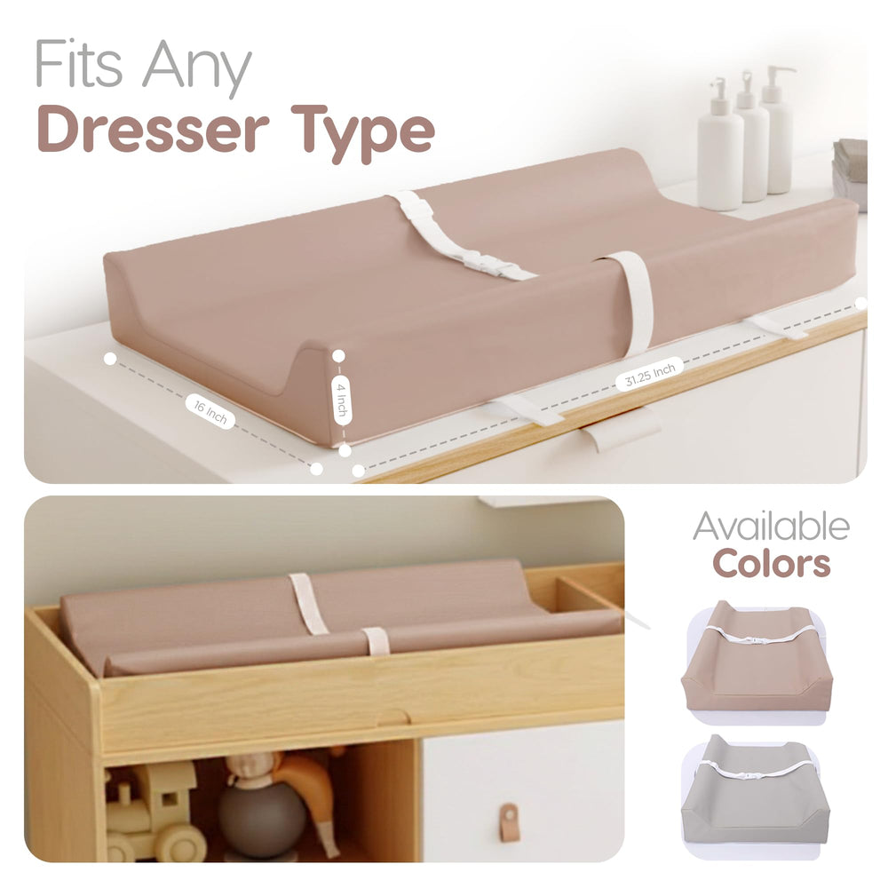 Sleepah plush CertiPUR-US foam provides cozy support during diaper changes.