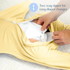 SleepingBaby ergonomic design provides leg freedom for safe, natural sleep.