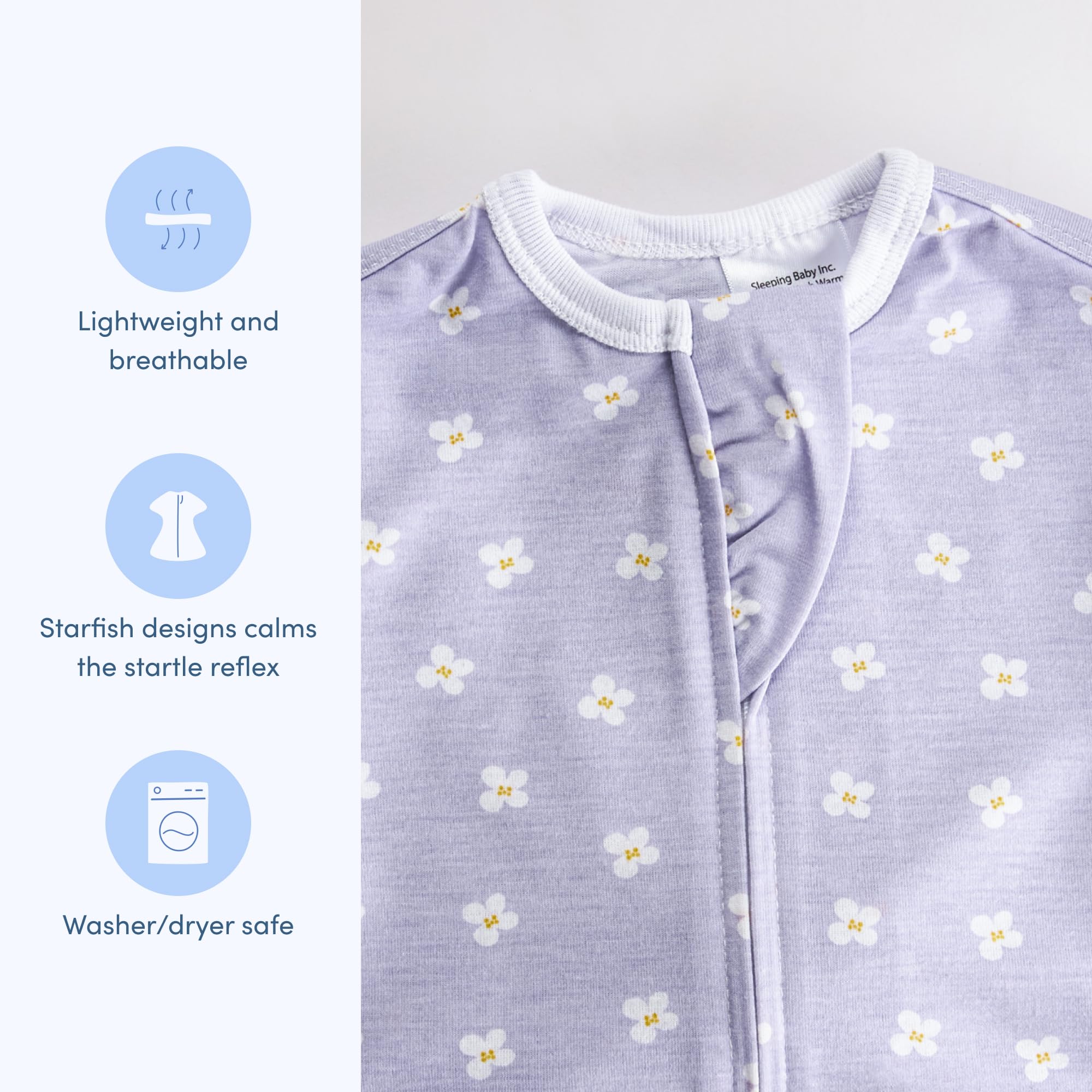 SleepingBaby Zipadee-Zip easy diaper changes zip swaddle enable smoother nightly routine