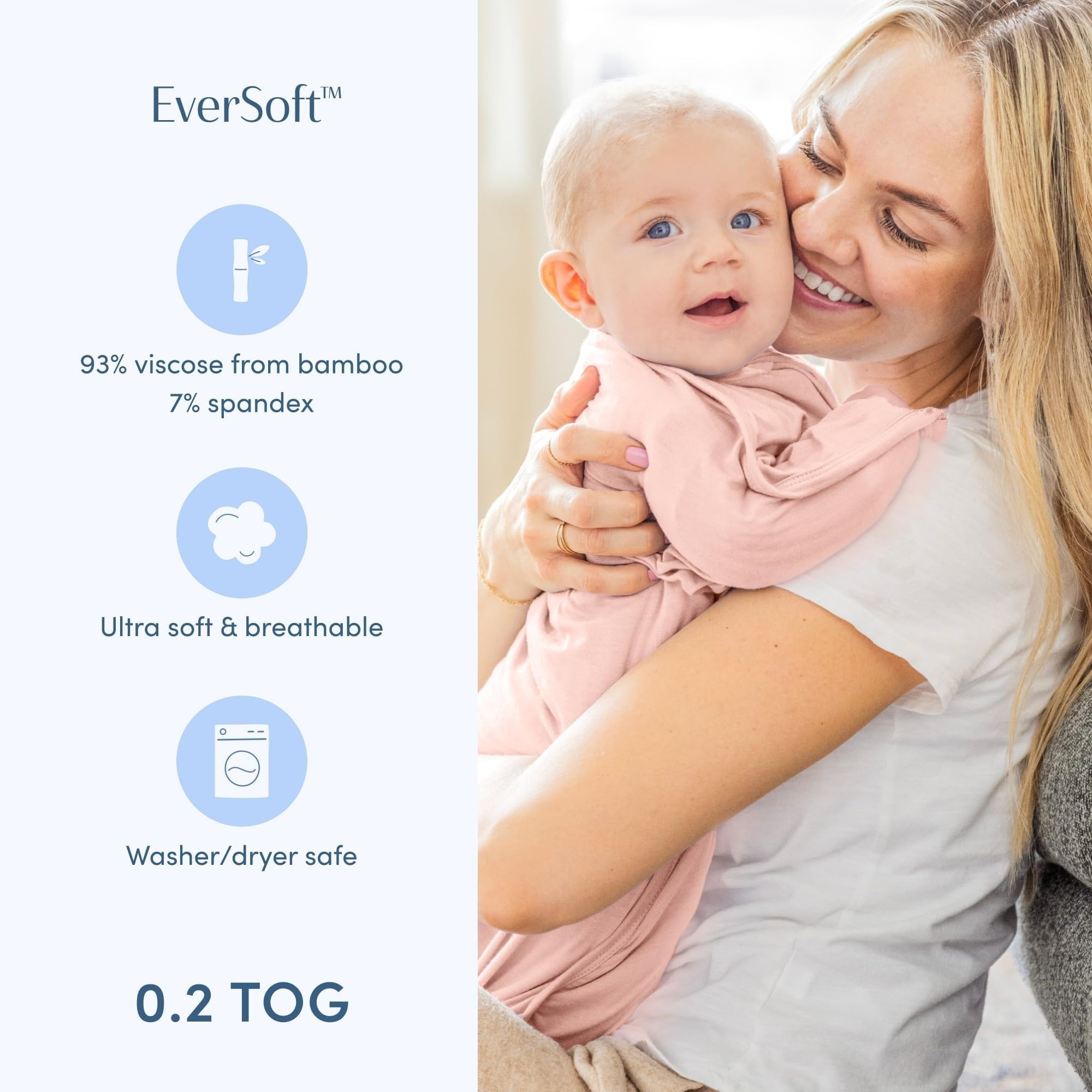SleepingBaby eversoft-fabric soft baby swaddle for breathable comfort