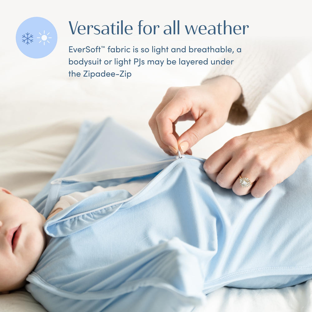 SleepingBaby Sky blue color highlights a soft, soothing bedtime aesthetic