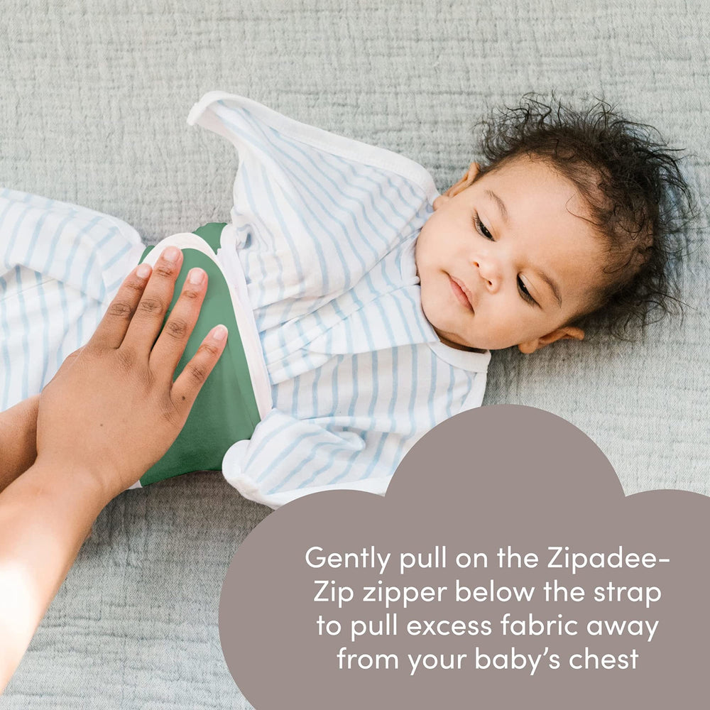 SleepingBaby Snuggle Strap keeps baby cozy while still allowing movement.