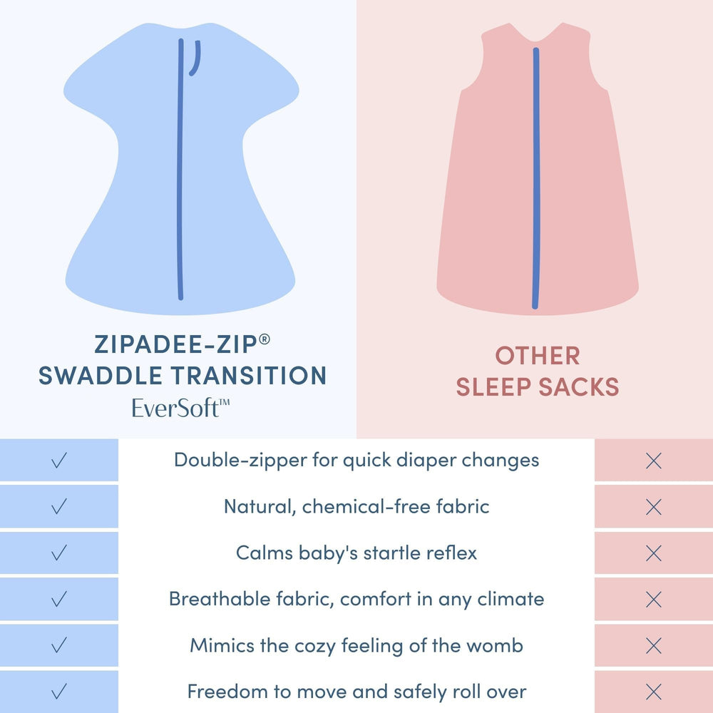 SleepingBaby starfish design provides cozy, secure sensation.