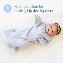 SleepingBaby Zipadee-Zip 3-6 months size demonstrates proper fit
