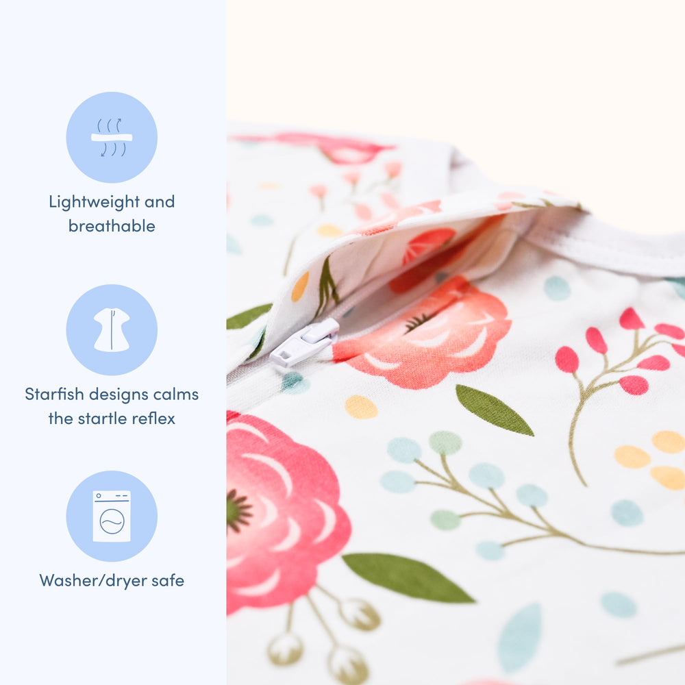 SleepingBaby Zipadee-Zip easy diaper changes with zipper closure.