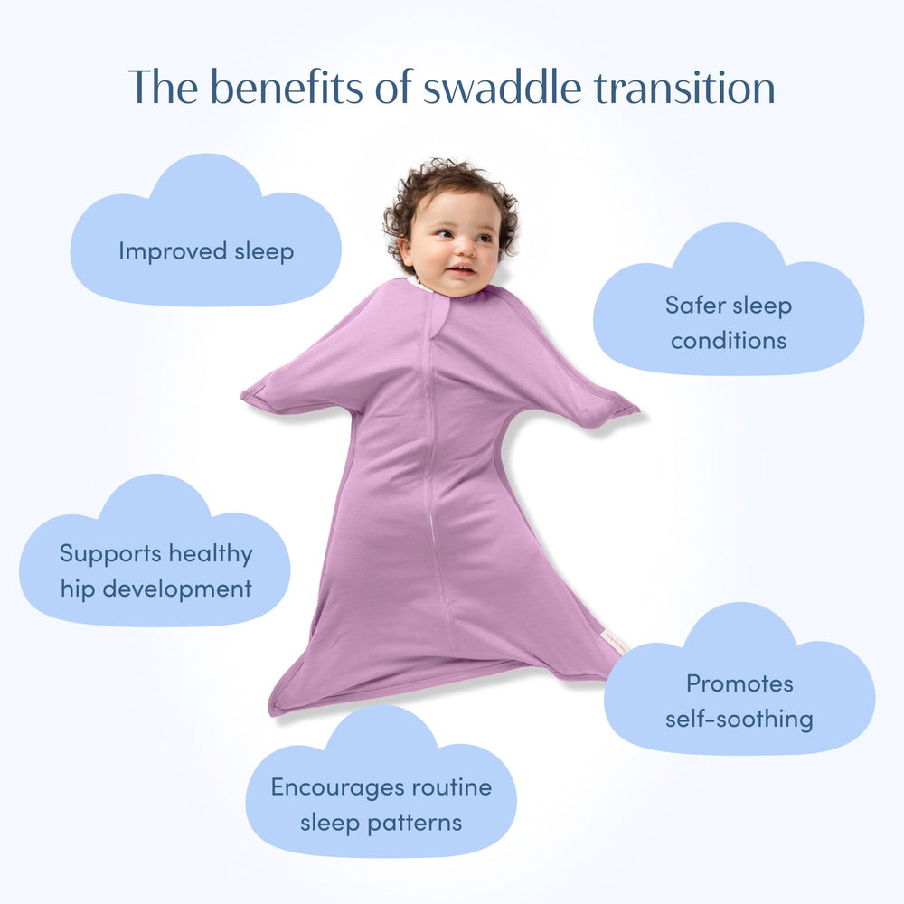 SleepingBaby Zipadee-Zip wearable blanket replaces loose blankets for safer sleep.