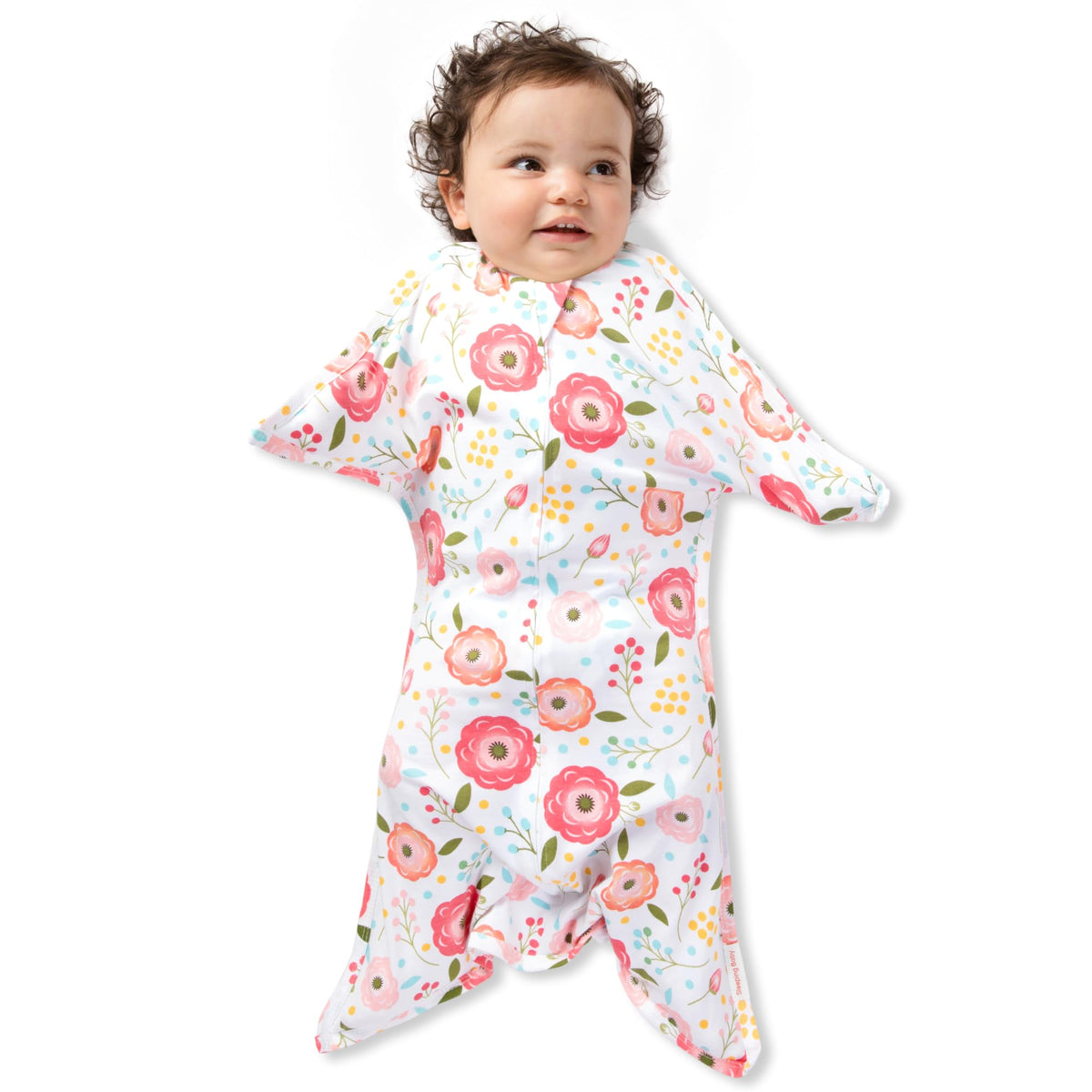 SleepingBaby Zipadee-Zip starfish design safely cocooning baby for soothing rest
