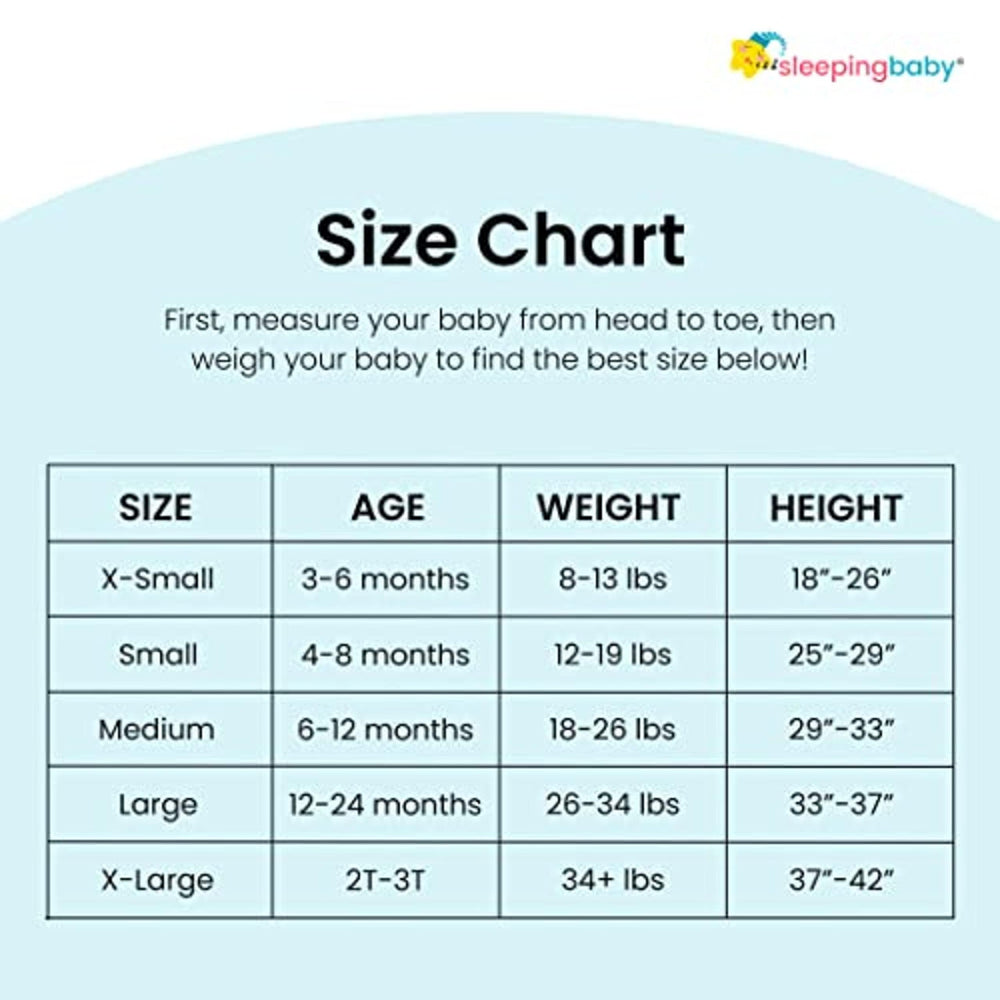 SleepingBaby Zipadee-Zip Basil XS soft fabric provides cozy nighttime wear.
