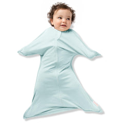 SleepingBaby Zipadee-Zip starfish design swaddle calms and soothes baby.