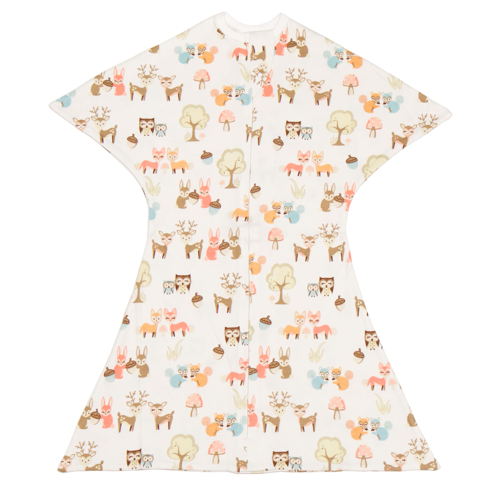 SleepingBaby Zipadee-Zip Woodlands front view for secure sleep transitions.