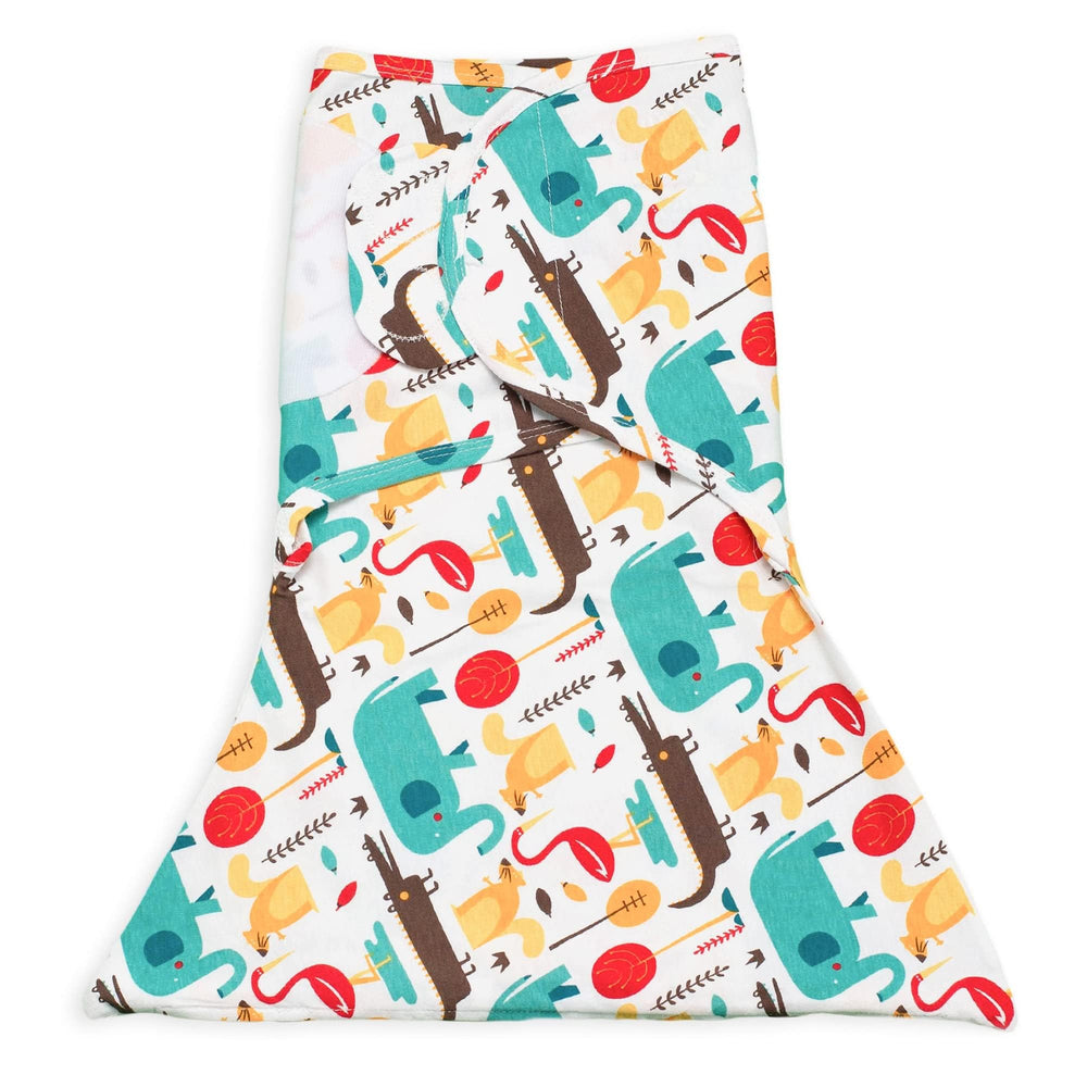 SleepingBaby Zippy Swaddle front view for cozy naps.