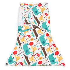 SleepingBaby Zippy Swaddle front view for cozy naps.