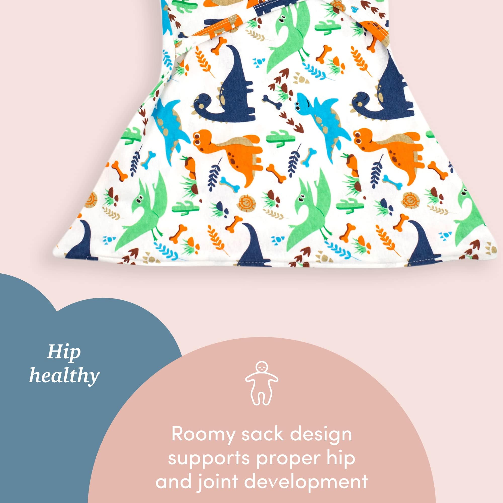 SleepingBaby Zippy Swaddle year-round comfort—soft fabric for varied temperatures