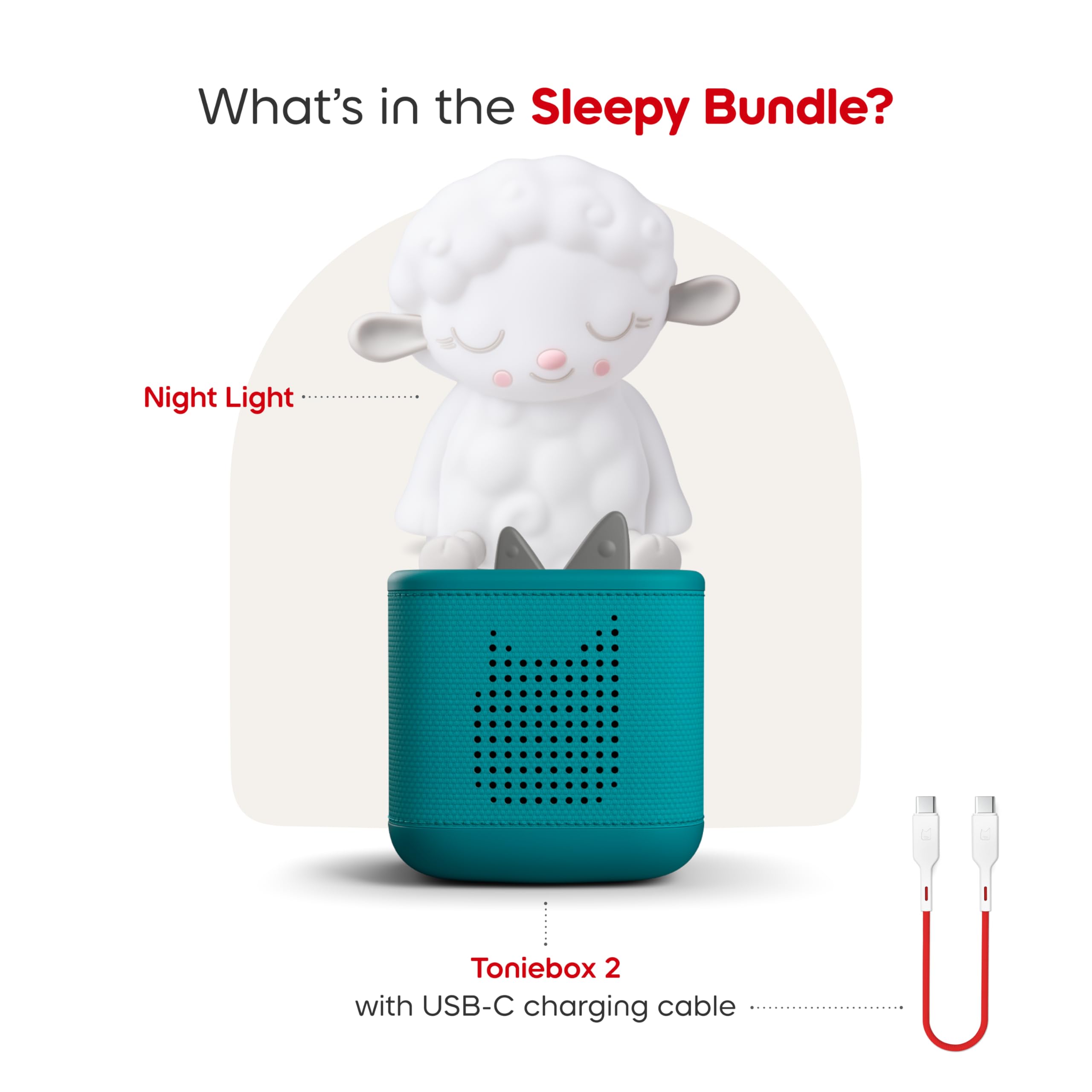 Sleepy Sheep Night Light provides a calming ambient glow