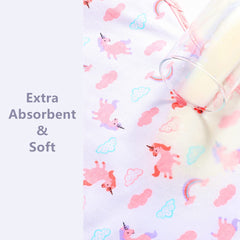 Sleepyturtle mess-proof burp cloths guard furniture from spills.