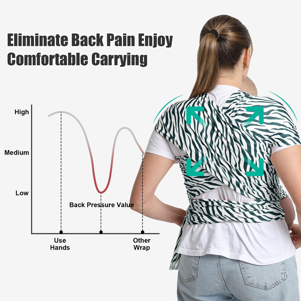 S.Leovay machine-washable baby wrap keeps clean during busy days.
