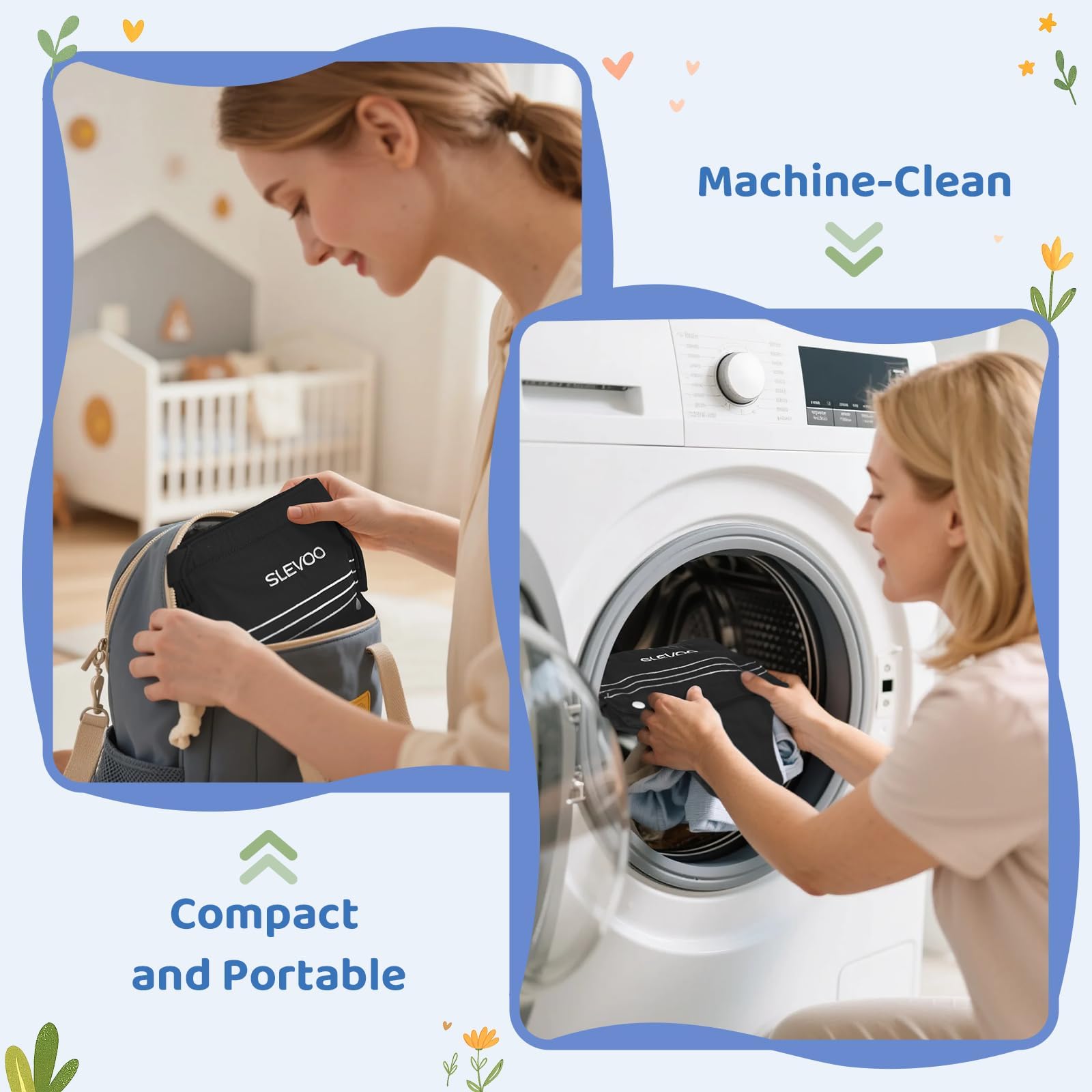 Slevoo Baby Jumper age-weight-range demonstrates suitability for 6-12 months and up to 35 lb.