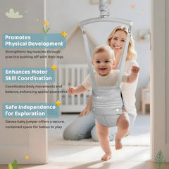 Slevoo Baby Jumper in use delivering a gentle, controlled bounce
