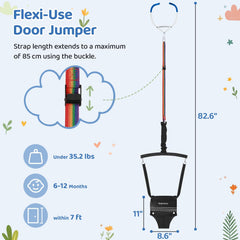 Slevoo Baby Jumper easy clamp highlights safe, reliable holding for energetic jumps.